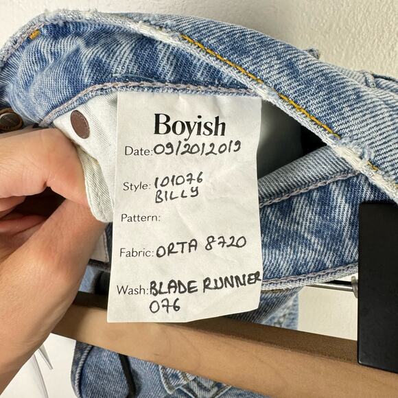 Boyish by HER NWT The Billy Ombre Blade Runner High Waist Button Fly Skinny Jean - Picture 7 of 9